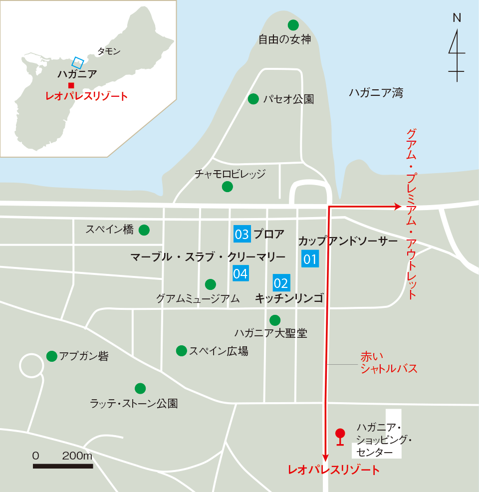 ハガニア周辺MAP