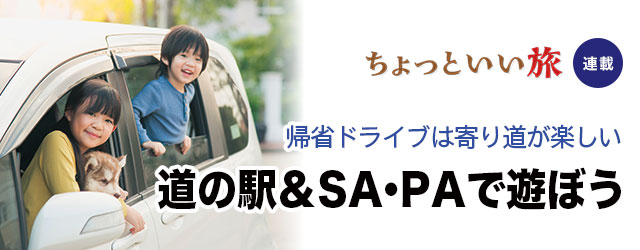 帰省ドライブは寄り道が楽しい 道の駅＆SA・PAで遊ぼう