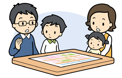 我が家の防災マニュアルを作ってありますか?
